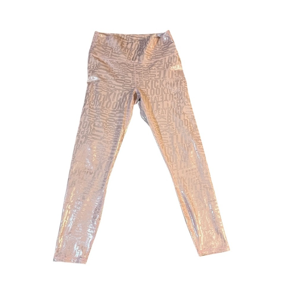 Fabletics High- Waisted Printed Powerhold 7/8 Leggings